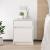 Noptiere, 2 buc., alb, 40x31x50 cm, lemn masiv de pin GartenMobel Dekor
