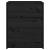 Noptiere, 2 buc., negru, 40x31x50 cm, lemn masiv de pin GartenMobel Dekor