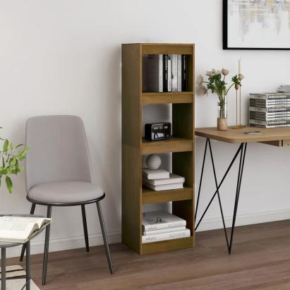 Bibliotecă/Separator cameră, maro miere 40x30x135,5 cm lemn pin GartenMobel Dekor