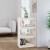 Bibliotecă/Separator cameră alb 60x30x103,5 cm lemn masiv pin GartenMobel Dekor