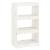 Bibliotecă/Separator cameră alb 60x30x103,5 cm lemn masiv pin GartenMobel Dekor