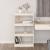 Bibliotecă/Separator cameră alb 60x30x103,5 cm lemn masiv pin GartenMobel Dekor