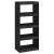 Bibliotecă/Separator cameră negru 60x30x135,5 cm lemn masiv pin GartenMobel Dekor