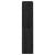 Bibliotecă/Separator cameră negru 60x30x135,5 cm lemn masiv pin GartenMobel Dekor