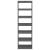 Bibliotecă/Separator cameră gri 60x30x199,5 cm lemn masiv pin GartenMobel Dekor