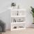 Bibliotecă/Separator cameră alb, 80x30x103,5 cm, lemn masiv pin GartenMobel Dekor