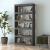 Bibliotecă/Separator cameră, gri, 80x30x167,4 cm lemn masiv pin GartenMobel Dekor