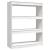 Bibliotecă/Separator cameră, alb, 100x30x103 cm, lemn masiv pin GartenMobel Dekor