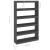 Bibliotecă/Separator cameră, gri 100x30x167,5 cm lemn masiv pin GartenMobel Dekor