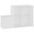 Pantofar de hol, alb, 105 x 35,5 x 70 cm, PAL GartenMobel Dekor