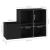 Pantofar de hol, negru, 105x35,5x70 cm, PAL  GartenMobel Dekor