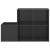 Pantofar de hol, gri extralucios, 105x35,5x70cm, lemn prelucrat GartenMobel Dekor