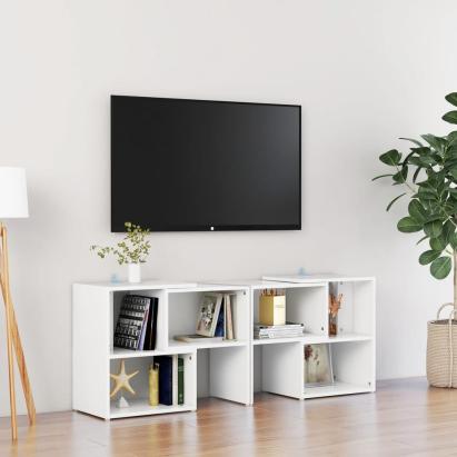 Comodă TV, alb, 104x30x52 cm, PAL GartenMobel Dekor