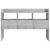 Servantă, gri beton, 105x30x70 cm, PAL GartenMobel Dekor
