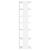 Pantofare, 2 buc., alb, 27,5x27x102 cm, lemn compozit GartenMobel Dekor
