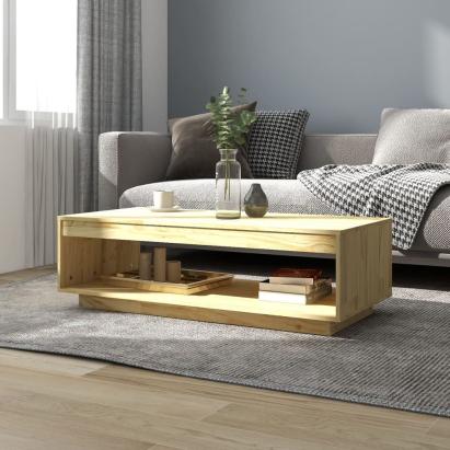 Măsuță de cafea, 110x50x33,5 cm, lemn masiv de pin GartenMobel Dekor