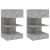 Noptiere, 2 buc., gri beton, 40x35x65 cm GartenMobel Dekor