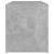 Bancă de hol, gri beton, 80x40x45 cm, PAL GartenMobel Dekor