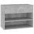 Banchetă pantofar, gri beton, 60x30x45 cm, PAL GartenMobel Dekor