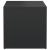 Cutie cu sertar, negru, 40,5x40x40 cm, lemn compozit GartenMobel Dekor