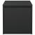 Cutie cu sertar, negru, 40,5x40x40 cm, lemn compozit GartenMobel Dekor