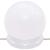 Masă de toaletă cu LED, alb, 86,5x35x136 cm GartenMobel Dekor