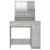 Masă de toaletă cu LED, gri beton, 86,5x35x141 cm GartenMobel Dekor