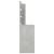 Masă de toaletă cu LED, gri beton, 60x40x140 cm GartenMobel Dekor