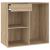 Dulap de cosmetice, stejar sonoma, 80x40x75 cm, lemn prelucrat GartenMobel Dekor