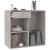 Dulap de cosmetice, gri beton, 80x40x75 cm, lemn prelucrat GartenMobel Dekor