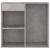 Dulap de cosmetice, gri beton, 80x40x75 cm, lemn prelucrat GartenMobel Dekor
