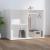 Dulap de dressing, alb, 80x40x65 cm, lemn compozit GartenMobel Dekor