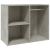 Dulap de dressing, gri beton, 80x40x65 cm, lemn compozit GartenMobel Dekor