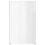 Dulap de dressing, alb extralucios, 80x40x65 cm, lemn compozit GartenMobel Dekor