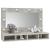 Dulap cu oglindă și LED, gri beton, 90x31,5x62 cm GartenMobel Dekor