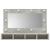 Dulap cu oglindă și LED, gri beton, 90x31,5x62 cm GartenMobel Dekor