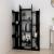Bibliotecă, negru, 86x25,5x140 cm, PAL GartenMobel Dekor