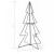 Brad Crăciun conic, 160 LED-uri, interior & exterior, 78x120 cm GartenMobel Dekor