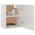 Dulap suspendat, alb extralucios, 50 x 31 x 60 cm, PAL GartenMobel Dekor