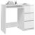Birou, alb extralucios, 90 x 45 x 76 cm, PAL GartenMobel Dekor