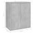 Pantofar, gri beton, 60x35x70 cm, PAL GartenMobel Dekor