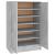 Pantofar, gri beton, 60x35x92 cm, PAL     GartenMobel Dekor