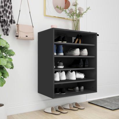 Pantofar, negru, 60x35x70 cm, PAL GartenMobel Dekor