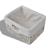 Raft de perete, alb, 60 x 23,5 x 33 cm, lemn de paulownia GartenMobel Dekor