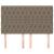 Tăblii de pat, 4 buc, gri taupe, 72x7x78/88 cm, textil GartenMobel Dekor