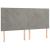 Pat box spring cu saltea, gri deschis, 160x200 cm, catifea GartenMobel Dekor