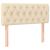 Pat box spring cu saltea, crem, 100x200 cm, textil GartenMobel Dekor