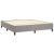 Pat box spring cu saltea, gri deschis, 160x200 cm, catifea GartenMobel Dekor