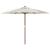 Umbrelă de soare de grădină stâlp din lemn, nisipiu, 299x240 cm GartenMobel Dekor