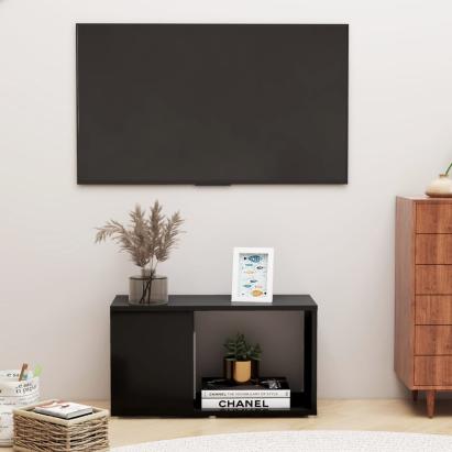 Comodă TV, negru, 60x24x32 cm, PAL  GartenMobel Dekor
